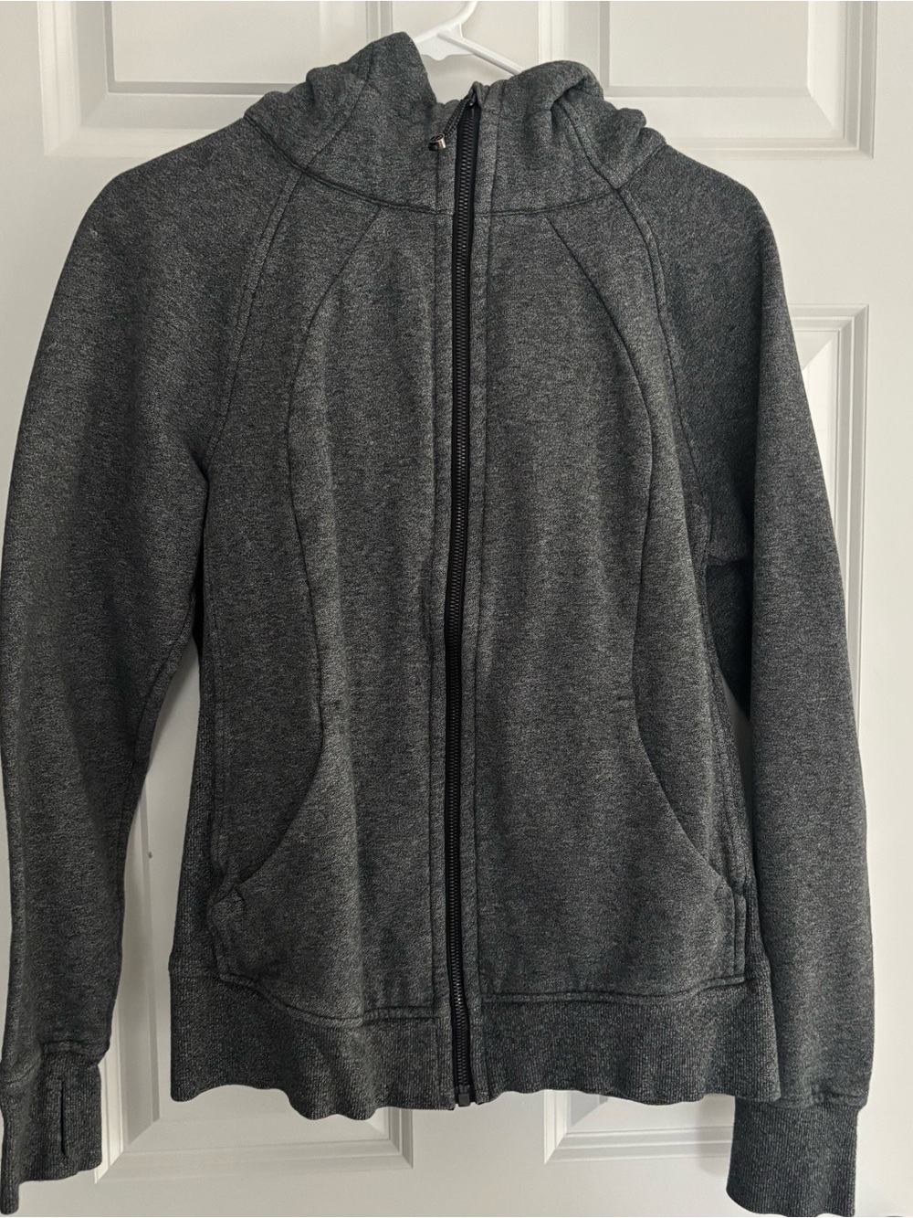 lululemon athletica Charcoal Grey Full Zip Hoodie